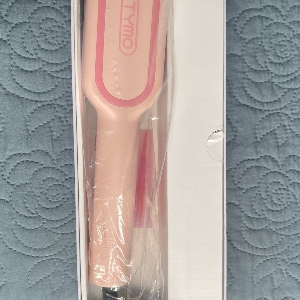 Tymo Ionic Plus Pink Hair Straightening Brush - Picture 7 of 8